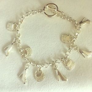 High Heel & Purse Bracelet